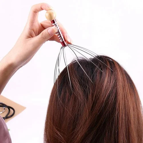 أداة تدليك فروة الرأس لتعزيز صحة الشعر ونموه